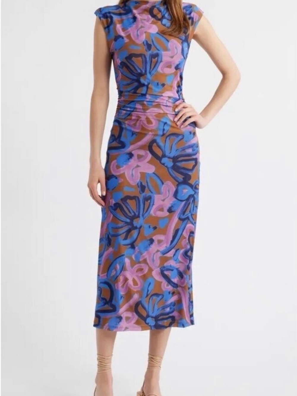 Cleobella Carrie Midi Dress in Fresco